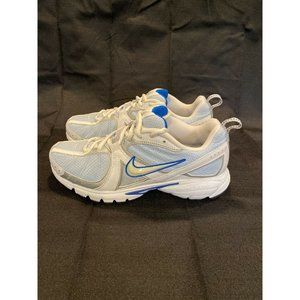 Nike Womens Running Shoes Blue/White 316064-411 Low Top Lace Up 8.5M